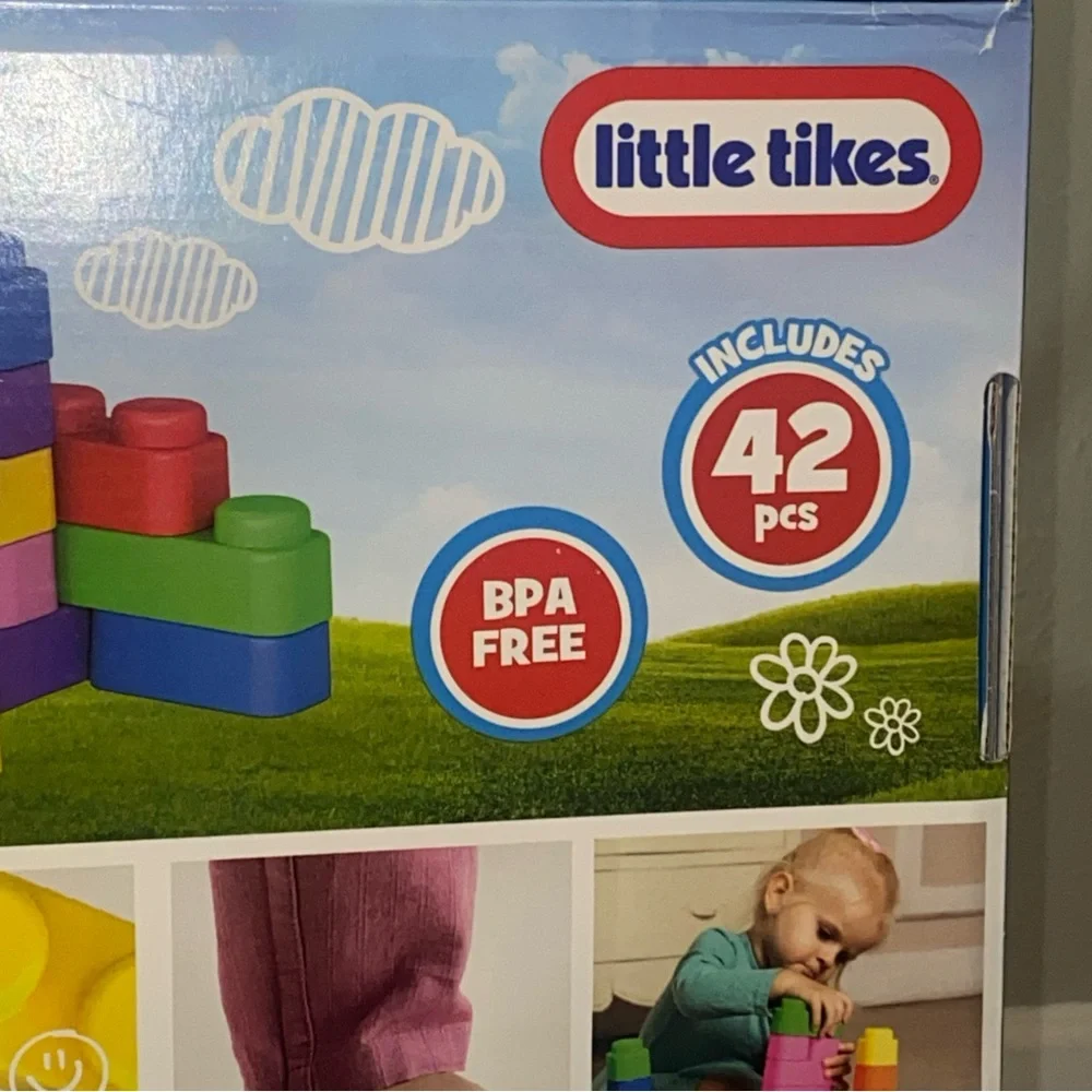 Soft Blocks Little Tikes Set - 42 Piece Building & Stacking Toys